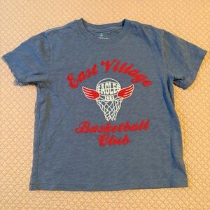 Crewcuts Blue East Village Basketball Club Tee